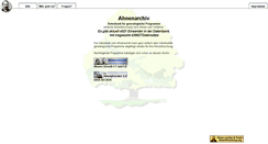 Desktop Screenshot of ahnenarchiv.de